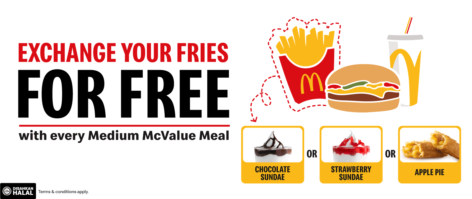 Kentang Goreng Bukan Lagi Sajian Wajib Dalam Medium McValue Meal – Perkenal Set Duo RM7.90