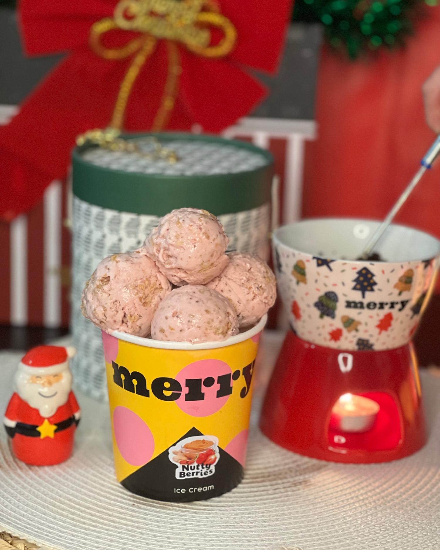 Merry Ice Cream Tambah Perisa Baharu Iaitu Nutty Berries – Rasa Juga Perisa Oreo Telur Masin