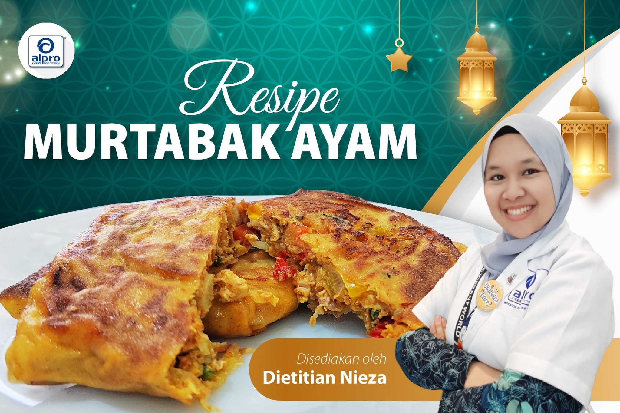 Jom Cuba Murtabak Ayam, Juadah Tradisi Yang Ditambah-Baik Nilai Nutrisinya