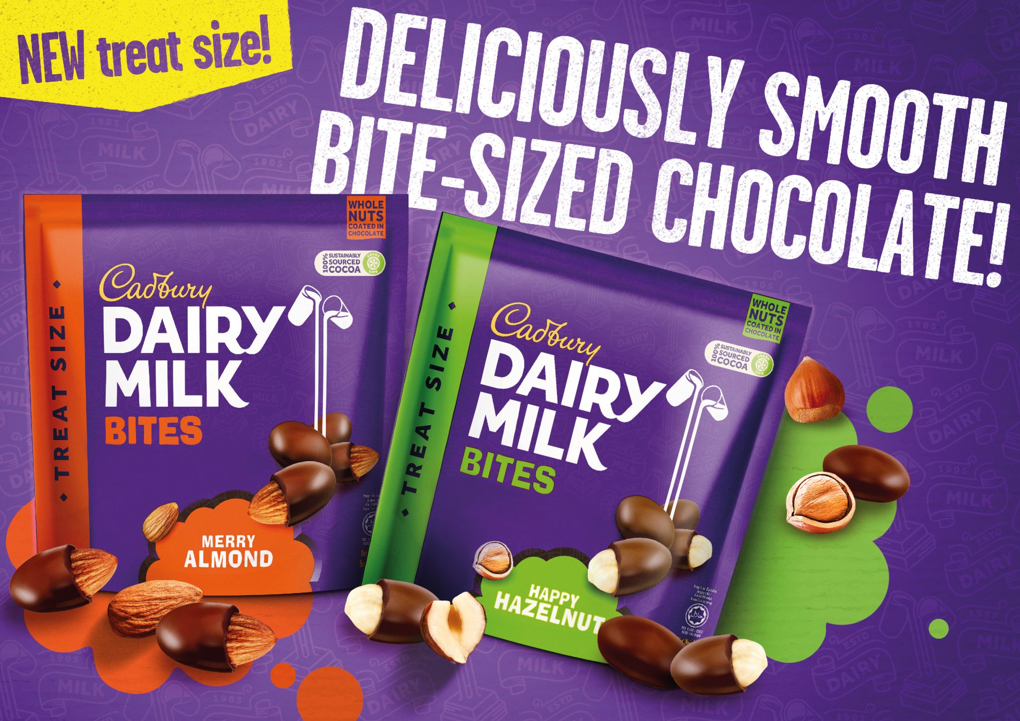 Cadbury Hadir Dengan Saiz Pek Baharu Untuk Cadbury Dairy Milk BITES Iaitu 120g