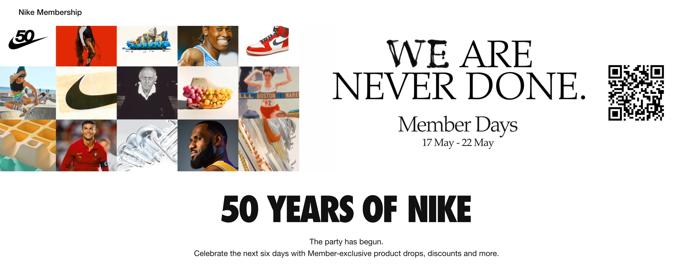 Promosi Sempena Hari Lahir Nike Yang Ke-50, Potongan Harga Sehingga 30%