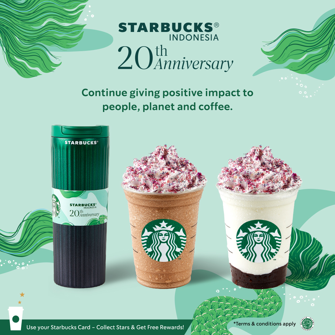 Merayakan Dua Dekade Di Indonesia, Starbucks Meluncurkan Dua Minuman Baru