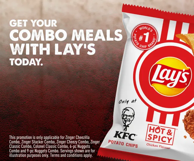 KFC X Lay’s – Pesan Sajian Kombo Untuk Nikmati Snek Hot & Spicy Ini