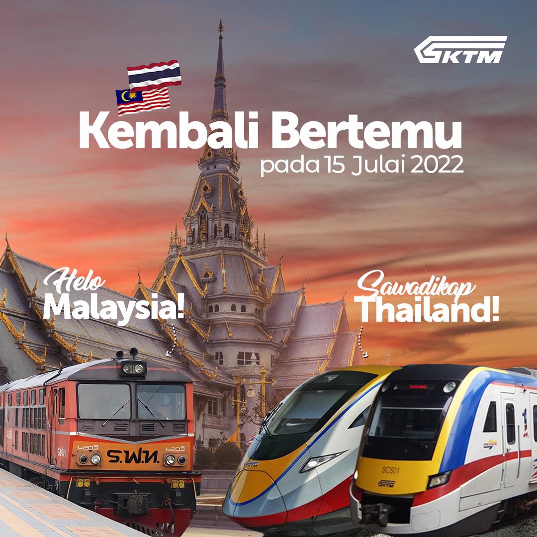 Kereta Api Padang Besar Ke Hatyai Kini Beroperasi Kembali – Mulai 15 Julai 2022
