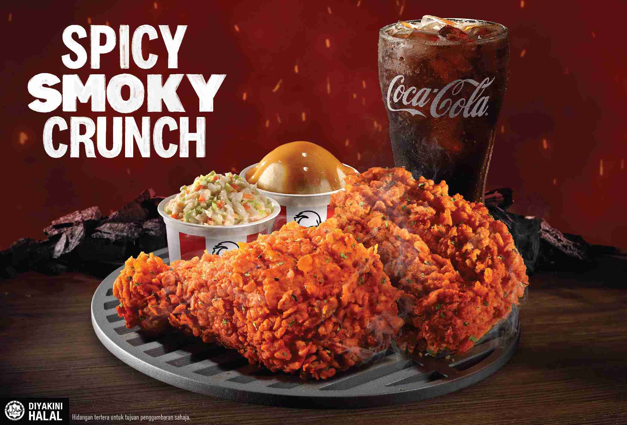 KFC Spicy Smoky Crunch, Ayam Goreng Salai Ala Portugis