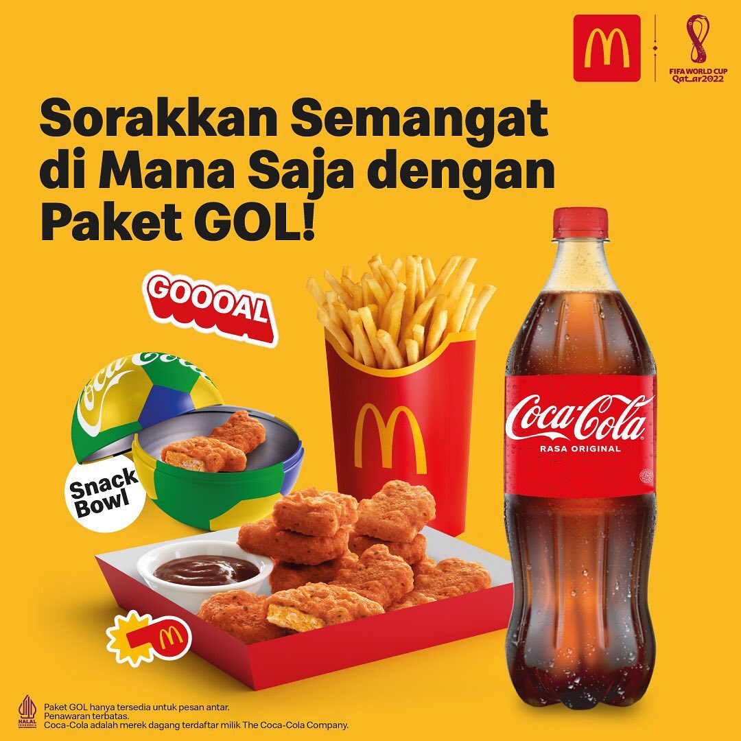 Sorak Semangat Piala Dunia Bersama McDonald’s 