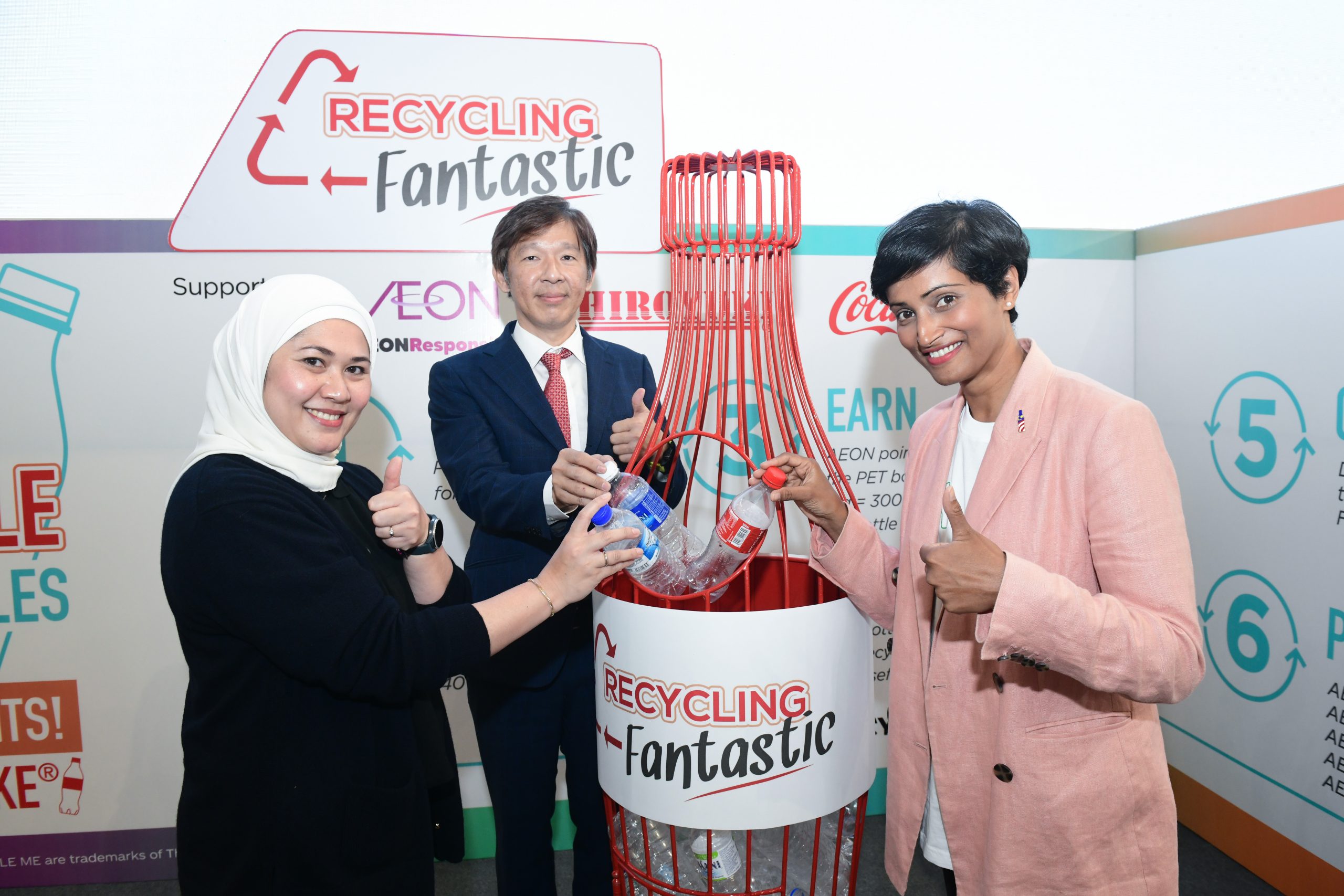 Coca-Cola, AEON Malaysia & Hiroyuki Industries Laksana Kempen Kumpul Dan Kitar Semula Botol PET