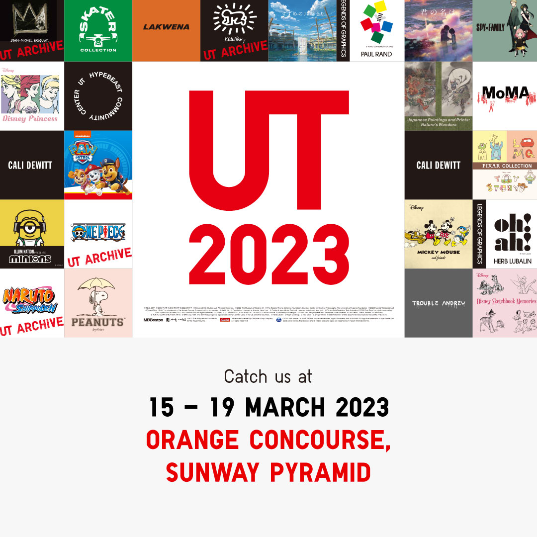 Pameran Koleksi UT2023 UNIQLO Diadakan Pada 15 Hingga 19 Mac Di Sunway Pyramid