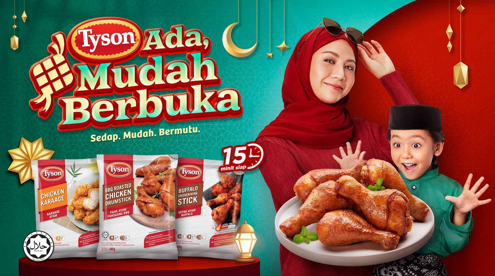Hidangan Pantas 15 Minit – Tyson Menawarkan Menu Berbuka Puasa Yang Mudah Sedia Untuk Ramadan Ini
