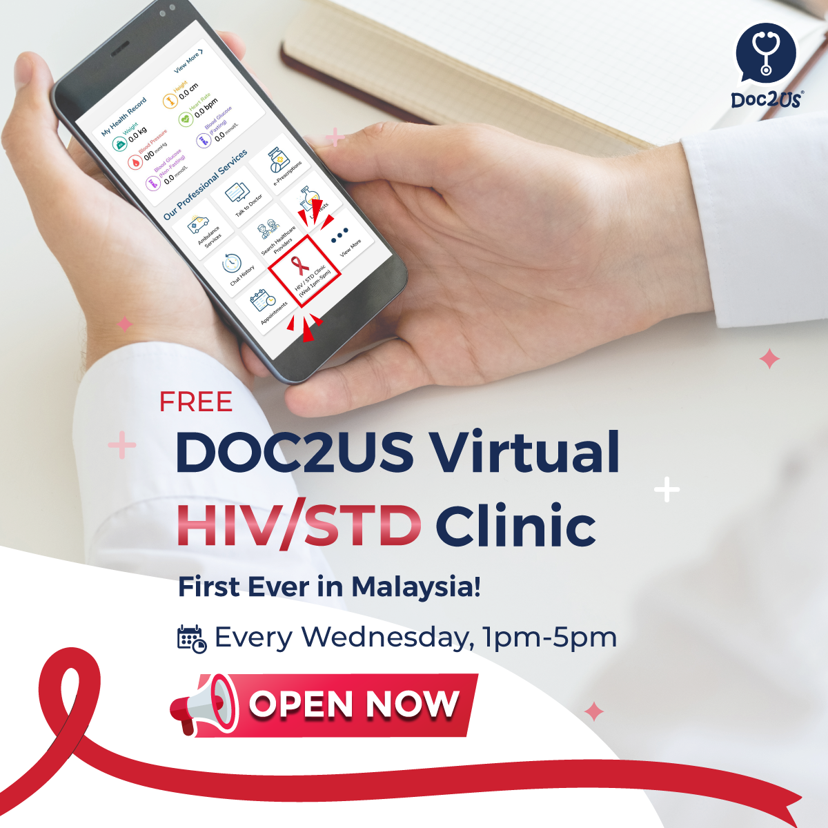 DOC2US Dan Majlis AIDS Malaysia Memperkenalkan Klinik HIV Maya Yang Pertama