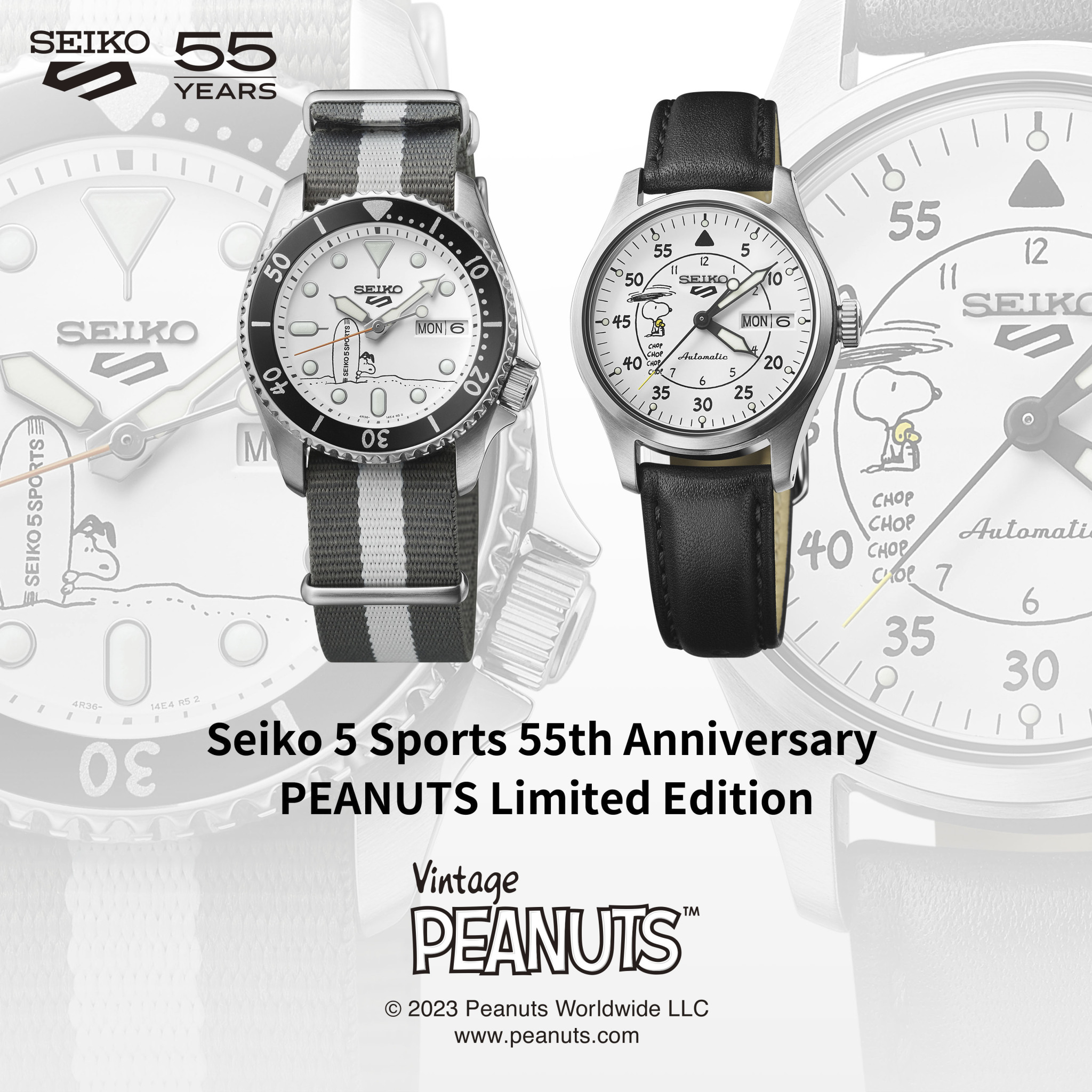 Seiko 5 Sports Meraikan Ulang Tahun Yang Ke-55 – Tampil Berkolaborasi Bersama PEANUTS