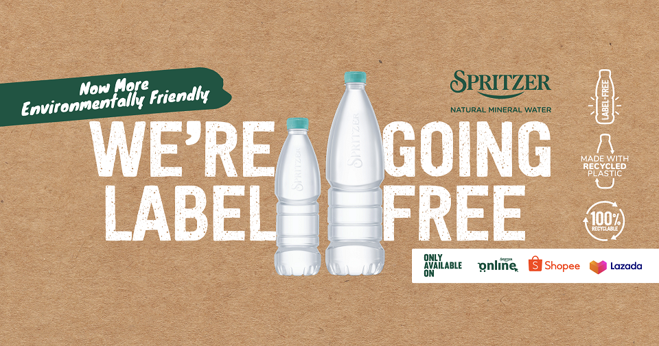 Spritzer Hadir Dengan Botol Minuman Bebas Label – Namun Jualan Masih Lagi Terhad