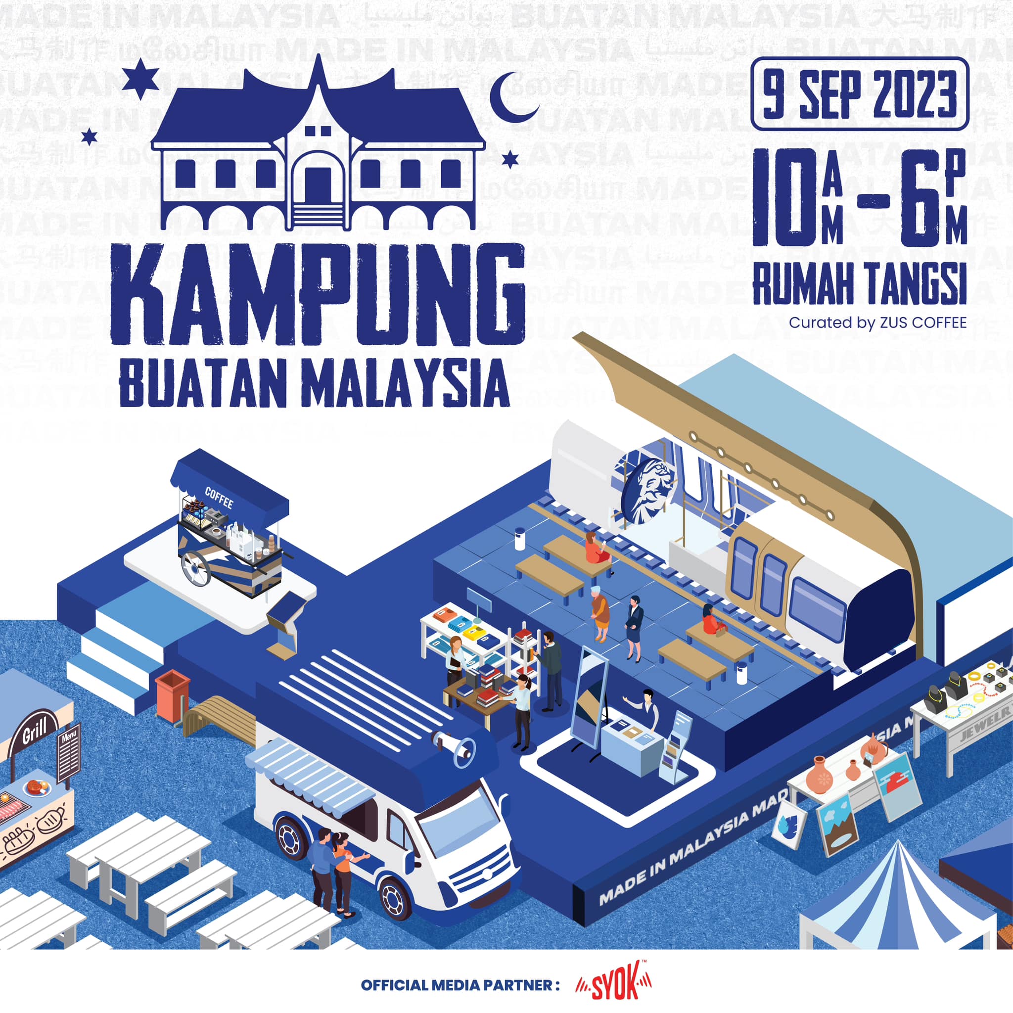 ZUS Coffee Menampilkan Kampung Buatan Malaysia Di Rumah Tangsi KL