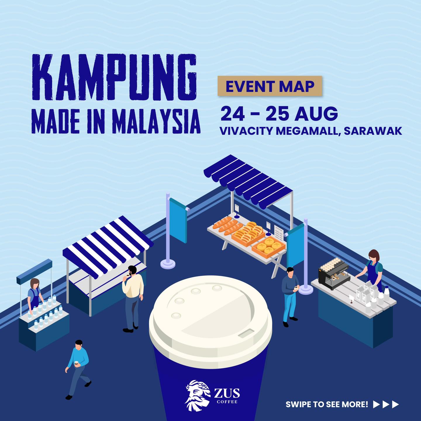 ZUS Coffee Kembali Dengan Kampung Buatan Malaysia Di Sarawak Pada 24 Hingga 25 Ogos 2024