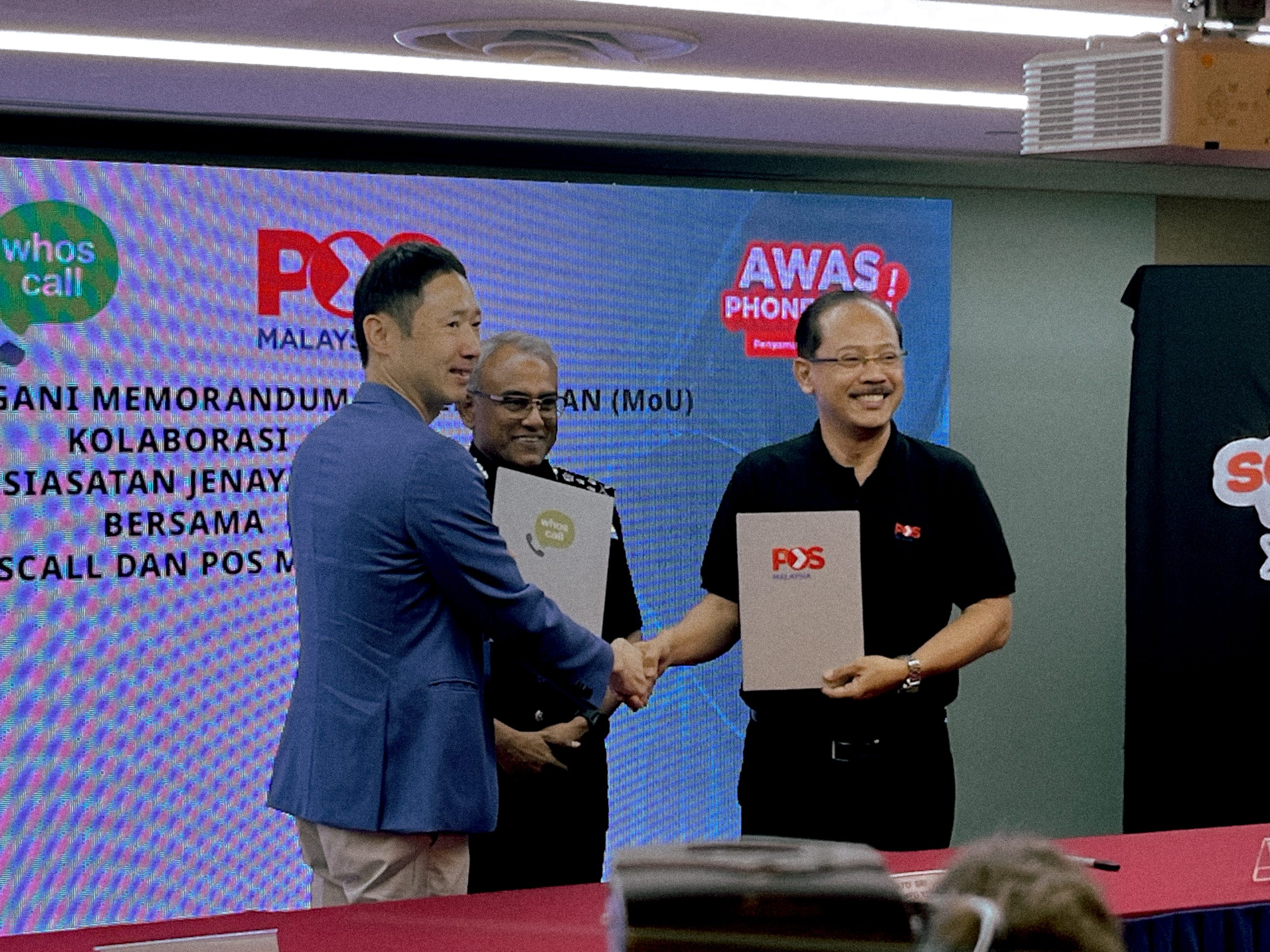 Pos Malaysia Dan Whoscall Komited Membanteras Sindiket Penipuan Panggilan Palsu – Khusus Melibatkan Penghantaran Bungkusan
