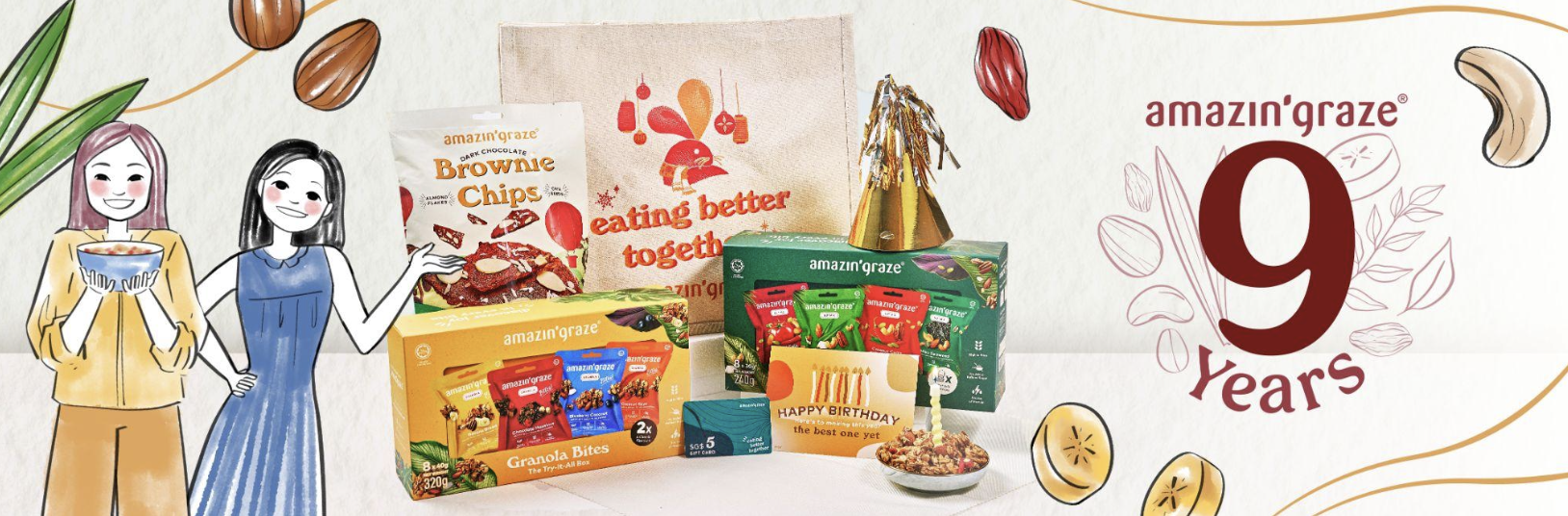 Amazin’ Graze Raikan Ulang Tahun Ke-9 Dengan Barisan Promosi Dan Produk Eksklusif