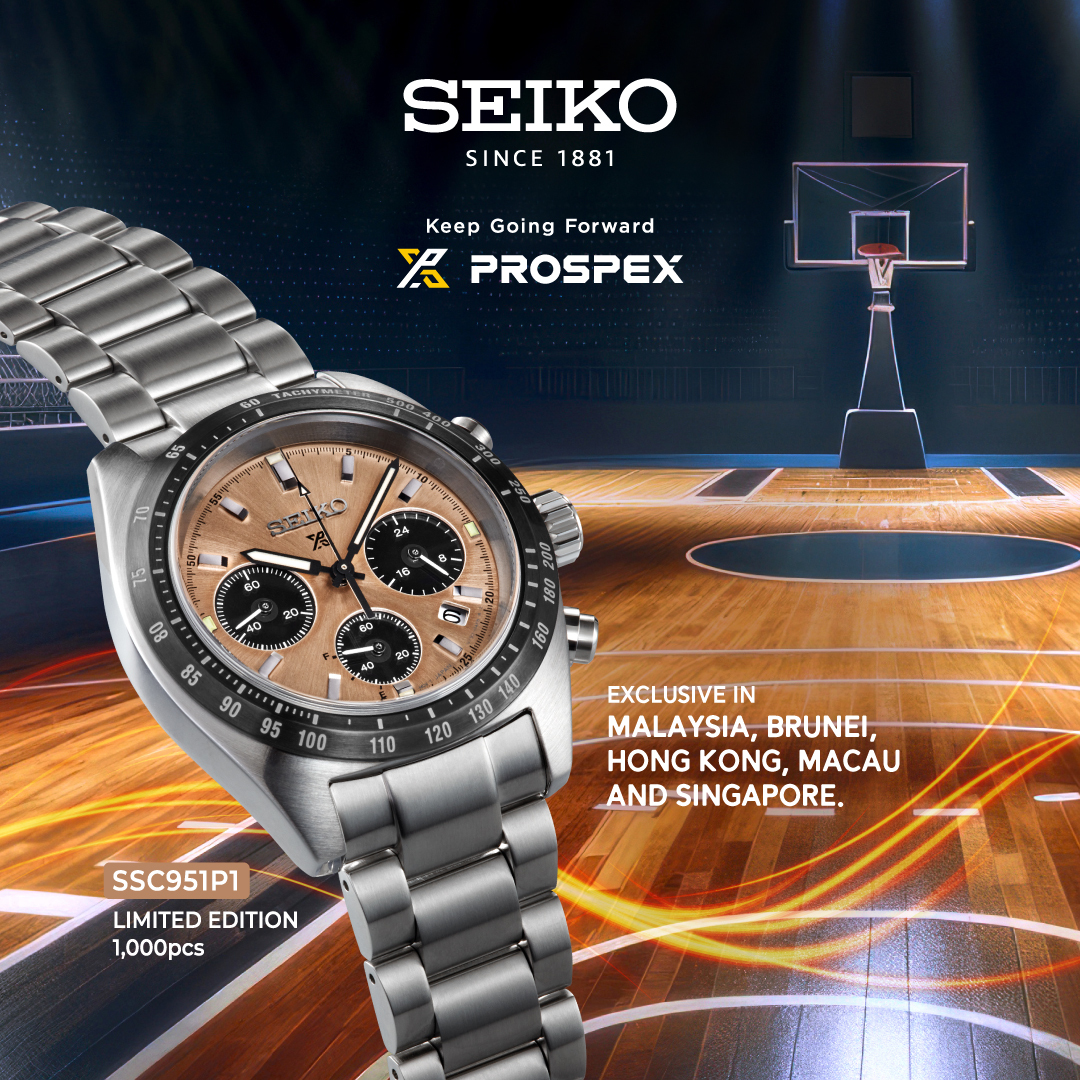 Seiko Prospex Speedtimer Edisi Terhad Bola Keranjang – Eksklusif Untuk Pasaran Malaysia, Brunei, Hong Kong, Macau Dan Singapura