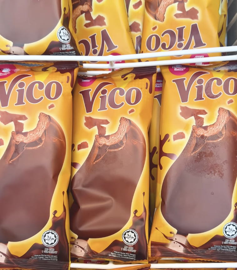 Vico Malaysia Memperkenalkan Aiskrim Coklat – Dijual Pada Harga RM2.50