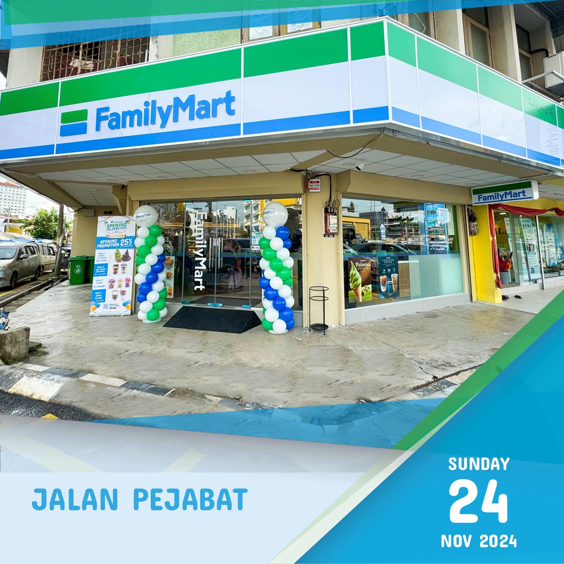 Pertama Di Terengganu, FamilyMart Di Jalan Pejabat Kini Dibuka – Turut Menampilkan FamiCafe