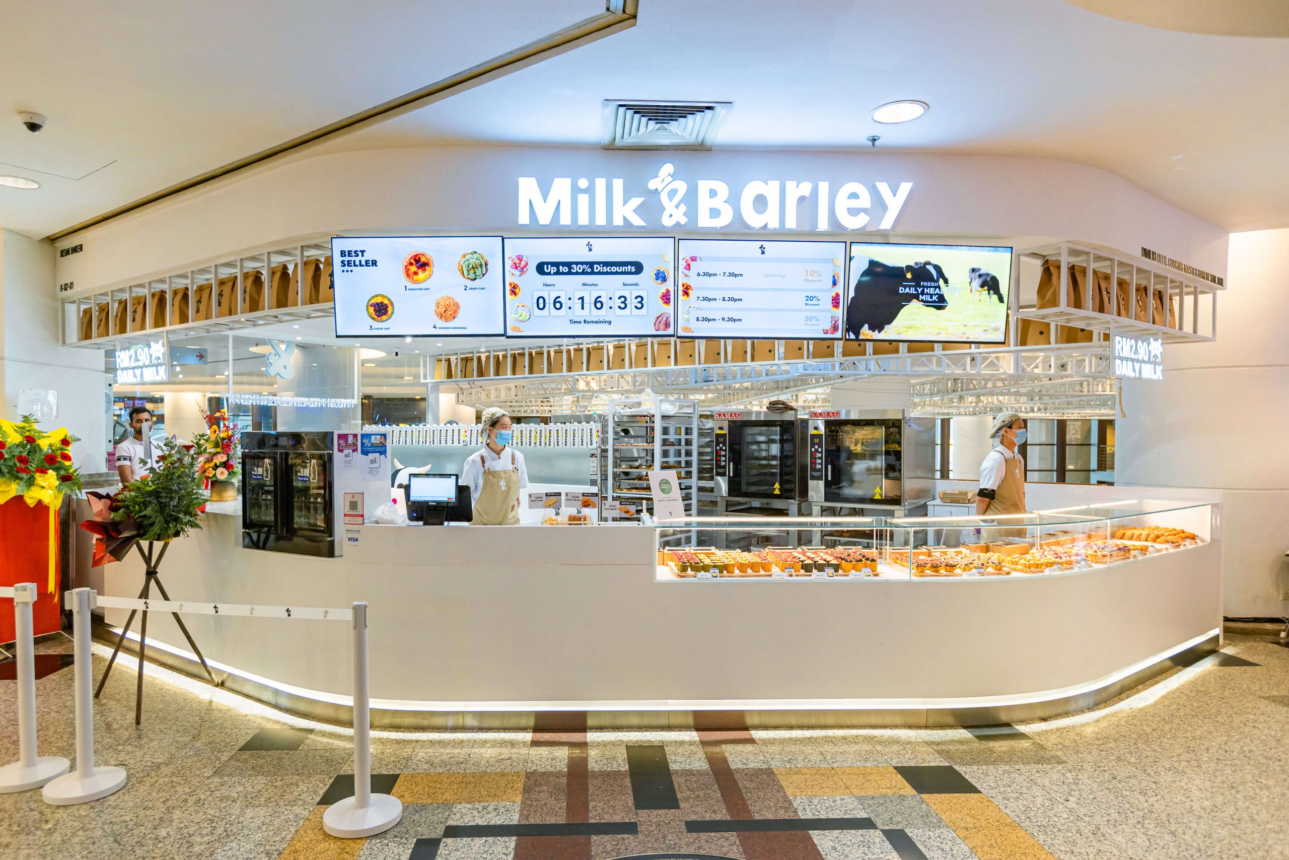 Milk & Barley Dibuka Di Berjaya Times Square – Menyajikan Variasi Pilhan Pastri Yang Dimasak Segar Serta Menampilkan Stesen Susu Layan Diri