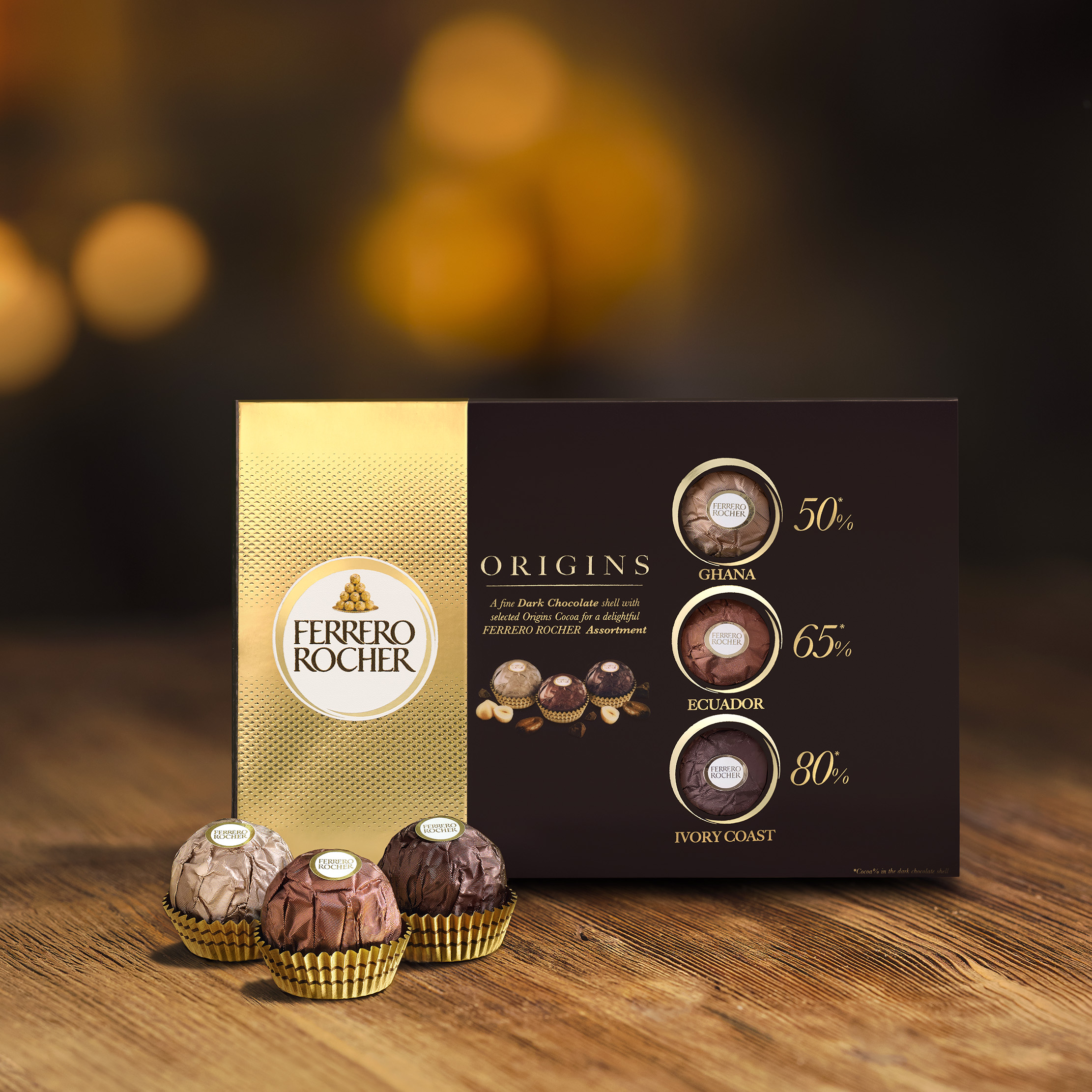 Ferrero Rocher Origins Memperkenalkan Koleksi Coklat Gelap Premium Terbaharu – Menampilkan Pilihan Coklat Gelap 50%, 65% Dan 80%