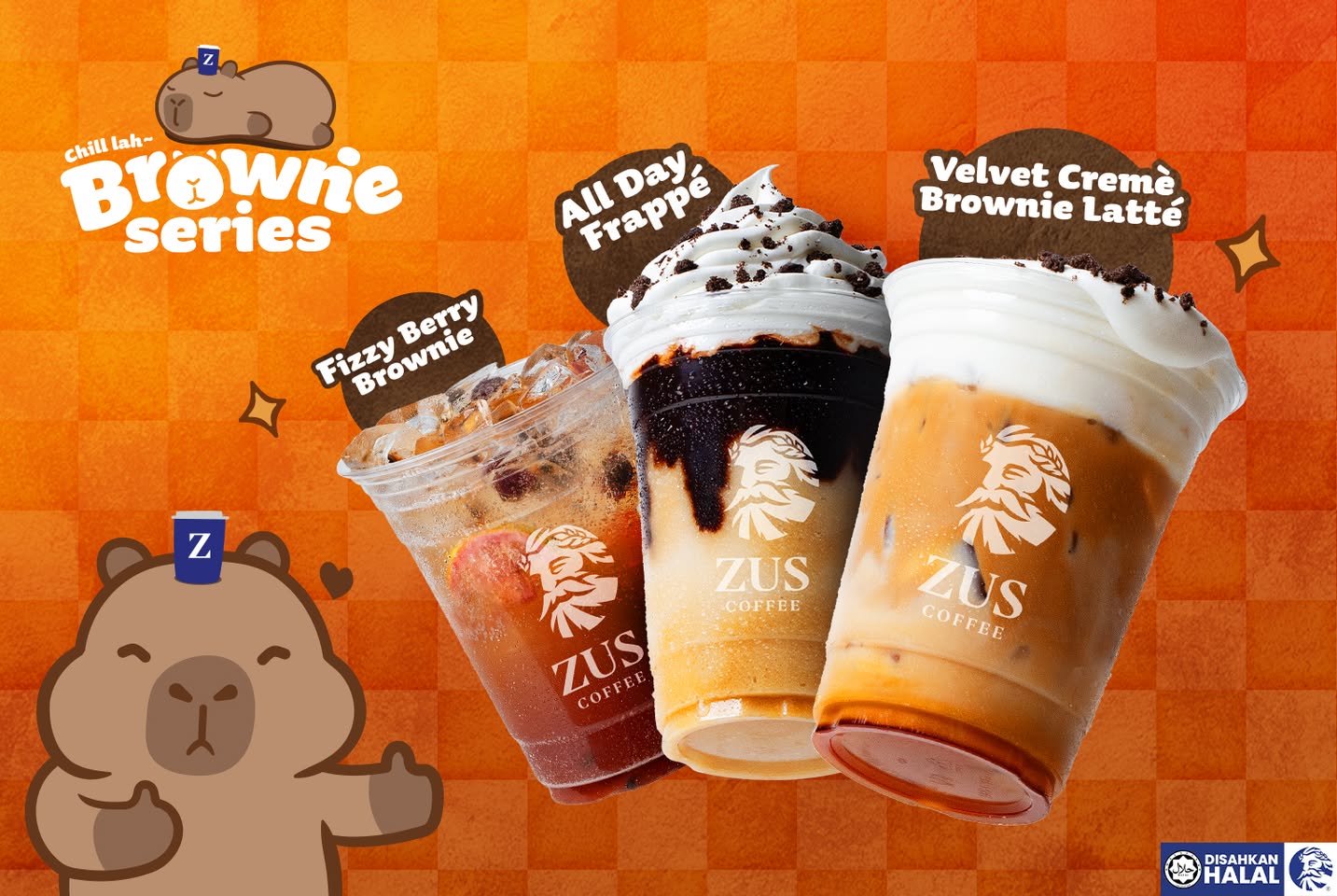 ZUS Coffee Hadir Dengan Siri Minuman Brownie – Turut Menawarkan Pemegang Cawan Istimewa