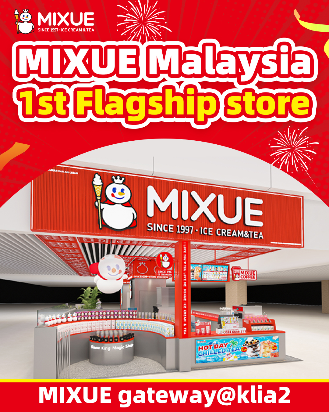 Mixue Buka Kedai Mercu Pertama Di Malaysia – Terletak Di Gateway@KLIA2 ...