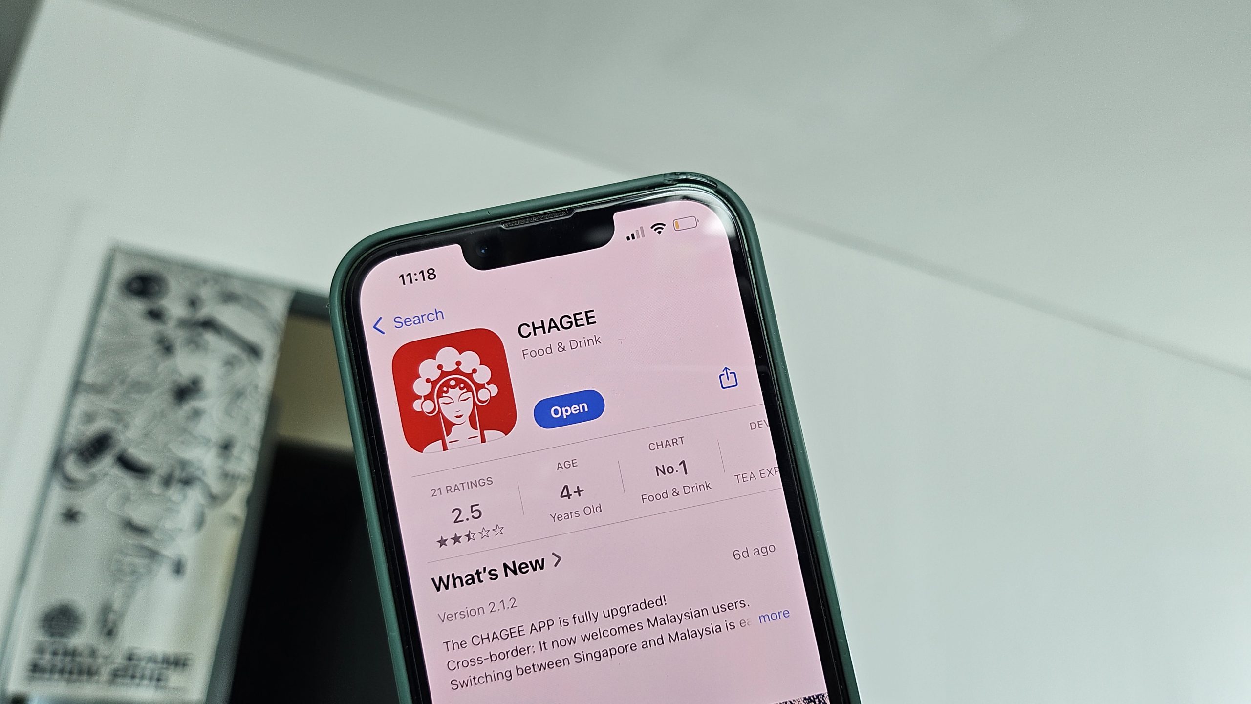 CHAGEE Kini Memperkenalkan Aplikasi Pesanan Tersendiri