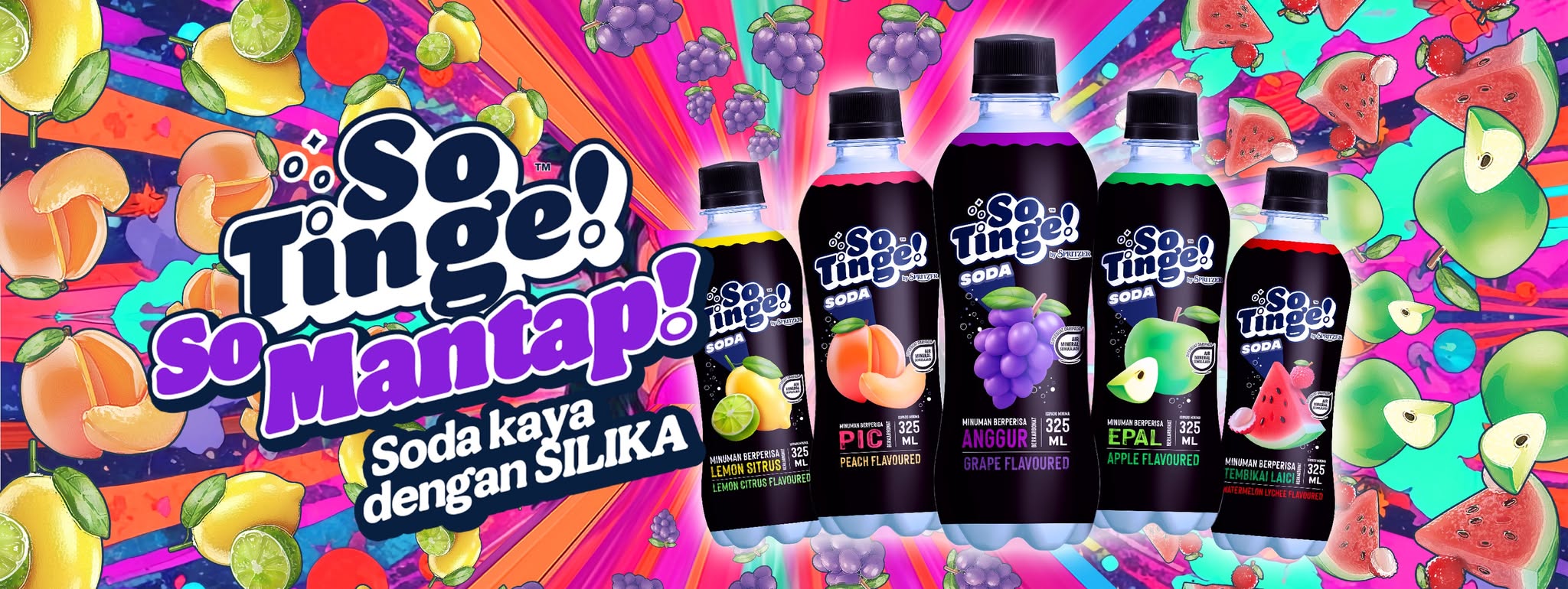 Spritzer So Tinge Hadir Dengan Reka Bentuk Pek Dan Botol Baharu – Menerusi Kempen “So Tinge, So Mantap!”