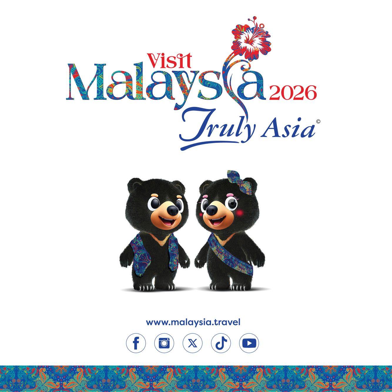 Tahun Melawat Malaysia 2026 Hadir Dengan Logo Baharu Dan Maskot Rasmi Wira & Manja