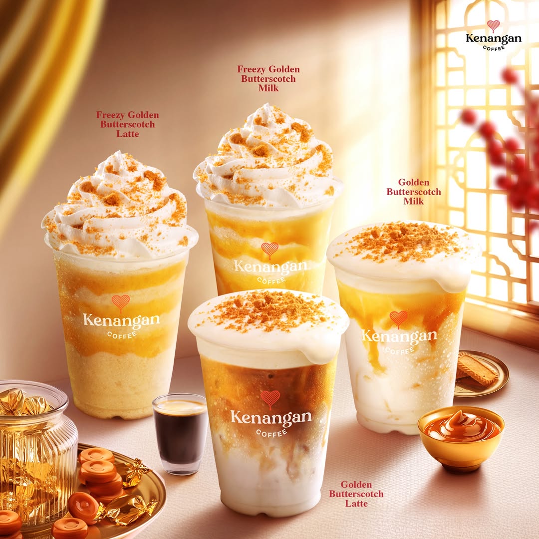 Kenangan Coffee Memperkenalkan Menu Minuman Baharu – Golden Butterscotch Latte Untuk Penggemar Kopi Klasik