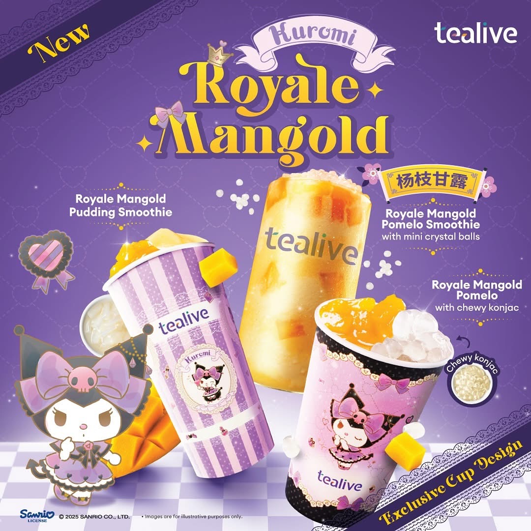 Tealive x Kuromi Hadir Dengan Siri Minuman Baharu – Kuromi’s Royale Mangold Ditawarkan Sehingga 18 Februari 2025