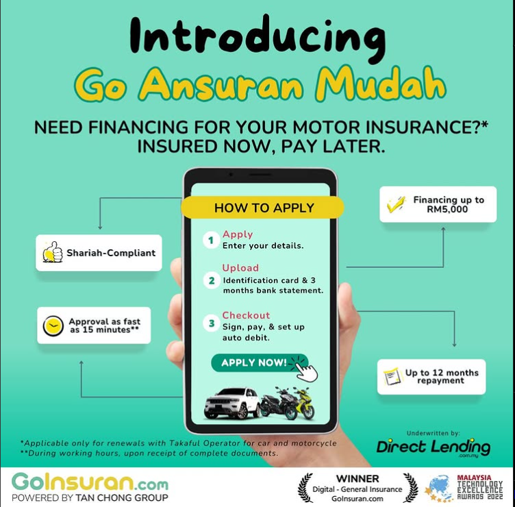 Motor Takaful Made Easy: Tan Chong Insure Launches Go Ansuran Mudah