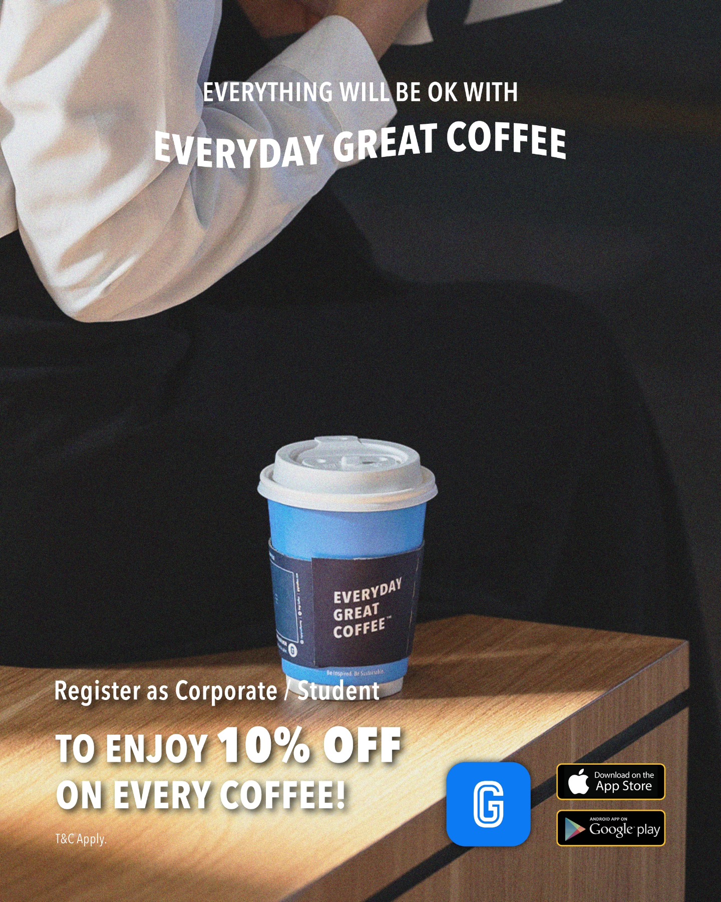 Gigi Coffee Tawar Diskaun 10% Untuk Semua Minuman – Jika Anda Daftar Sebagai Pengguna Korporat Atau Pelajar