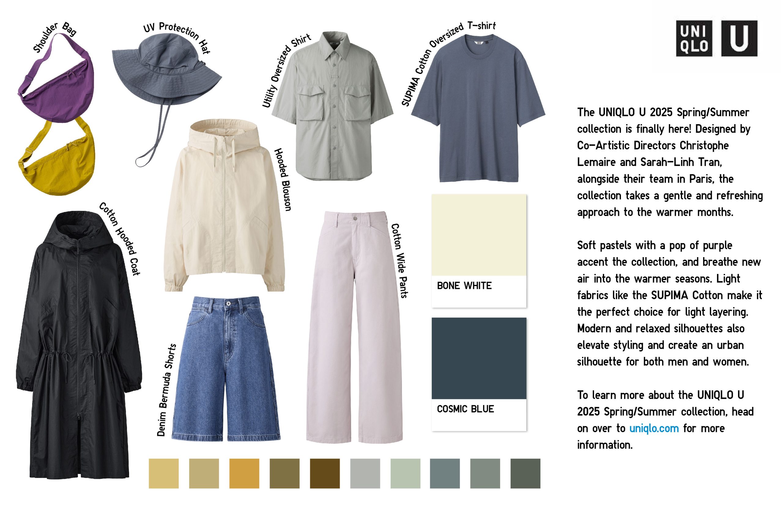 Moodboard UNIQLO U – Inspirasi Untuk Gaya Suai & Padan Menggunakan Koleksi UNIQLO Musim Ini