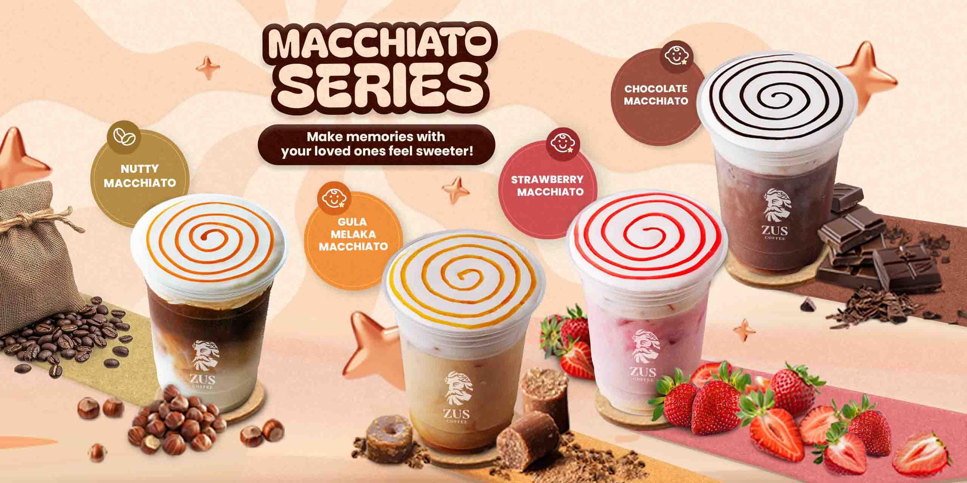 ZUS Coffee Perkenal Siri Macchiato Di Beberapa Cawangan Terpilih – Pilihan Minuman Kurang Kafein Yang Mesra Kanak-Kanak
