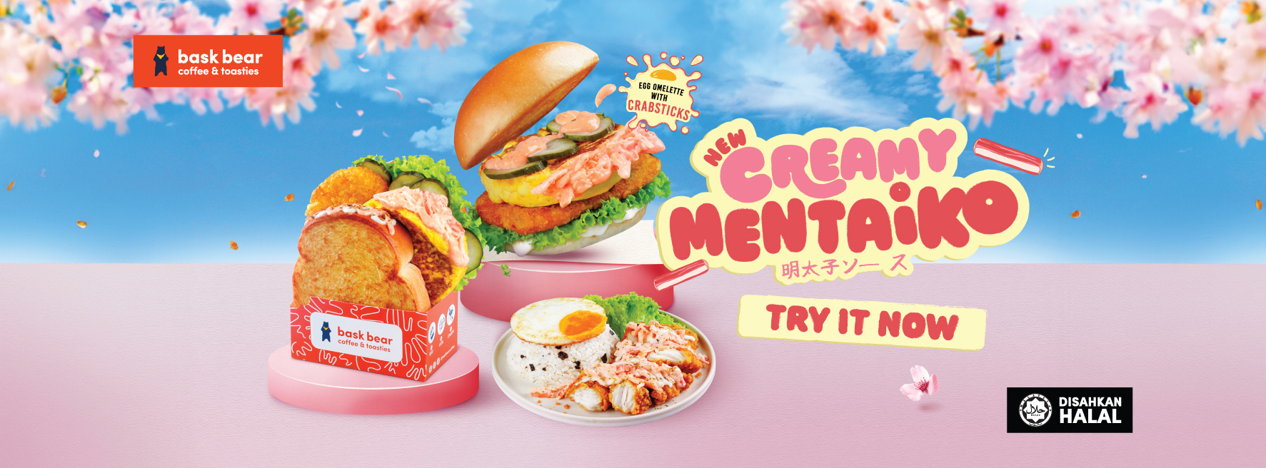 Bask Bear Coffee Hadir Dengan Menu Baharu Berasaskan Mentaiko – Gabungan Unik Rasa Laut Dan Kelembutan Roti