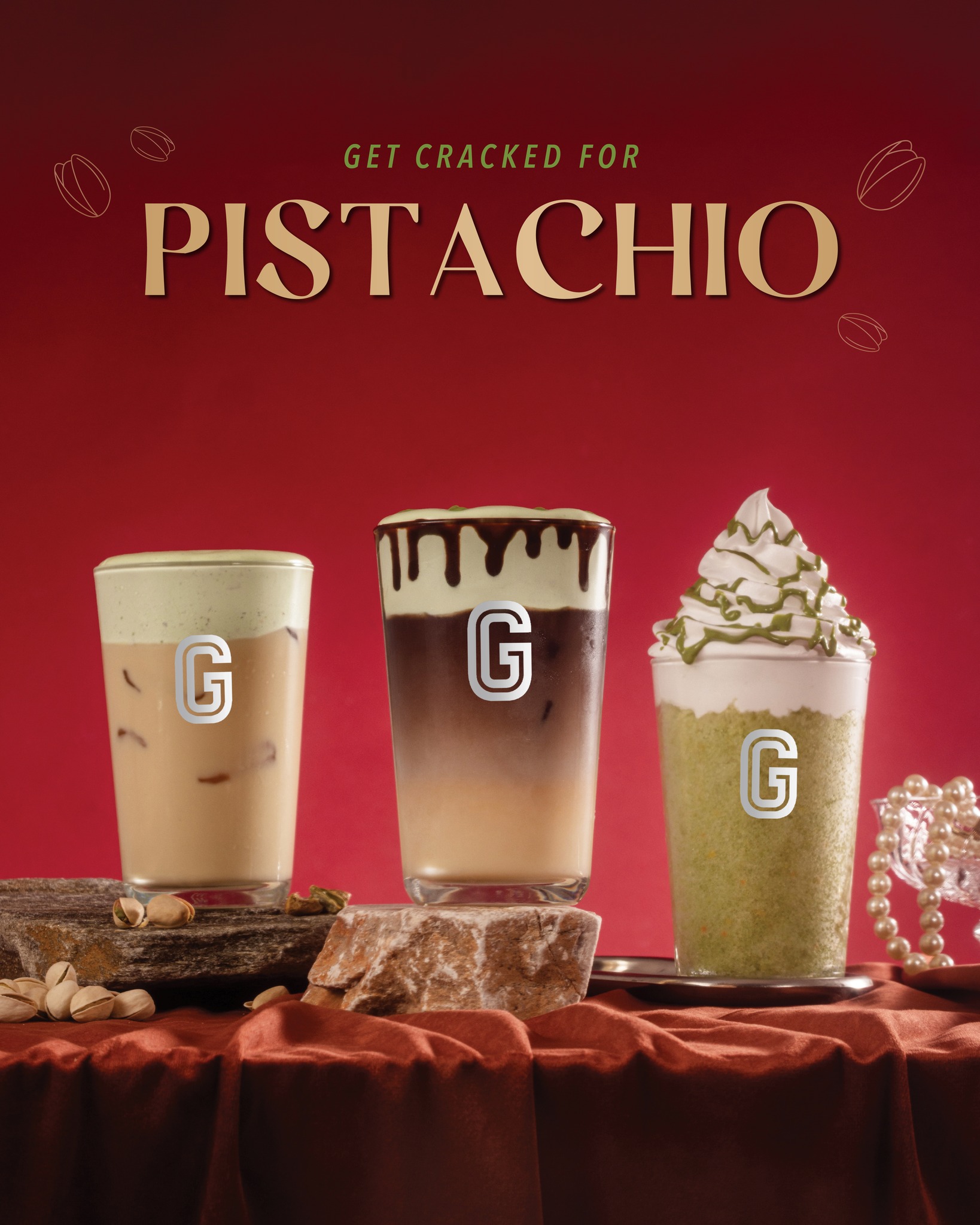 Gigi Coffee Hadir Dengan Tiga Minuman Baharu  Berasaskan Pistachio