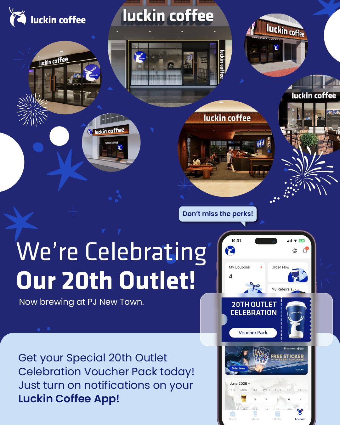 Luckin Coffee Kini Dibuka di PJ New Town – Kini Sudah Mempunyai 20 Cawangan Di Malaysia
