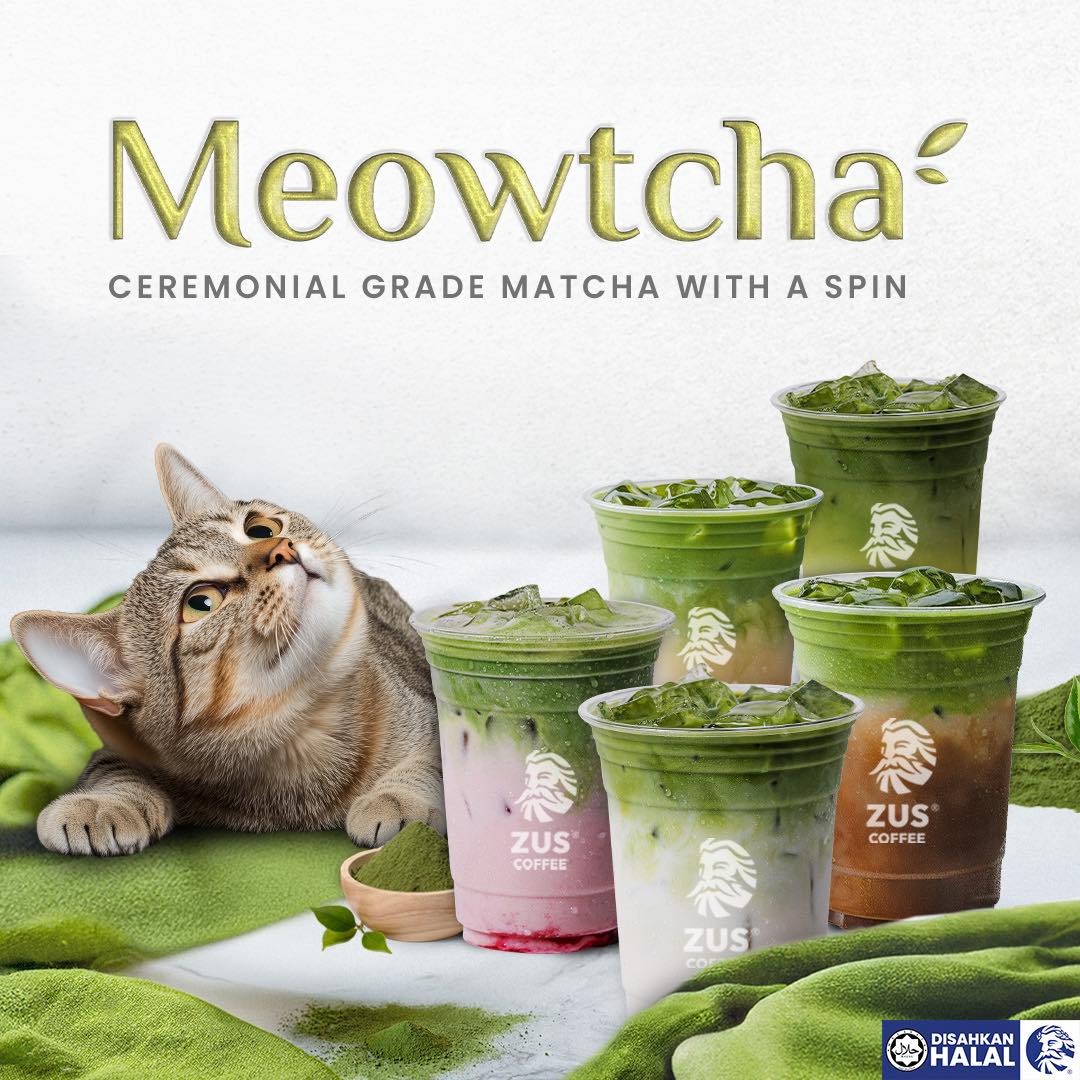 Menu Matcha Di ZUS Coffee Kini Kembali Selepas Alami Gangguan Bekalan Stok
