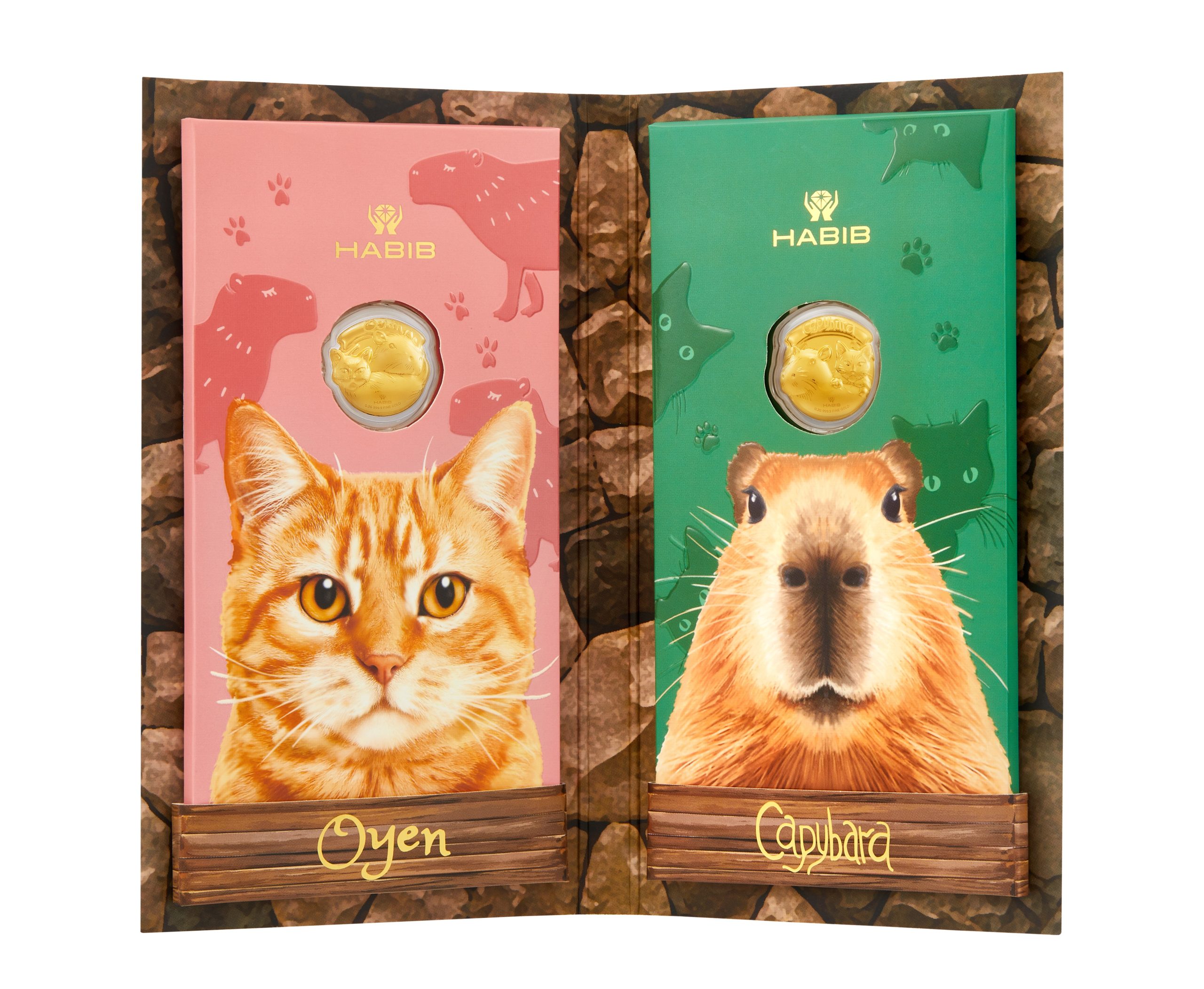 HABIB Melancarkan Wafer Emas Edisi Terhad Oyen Dan Capybara