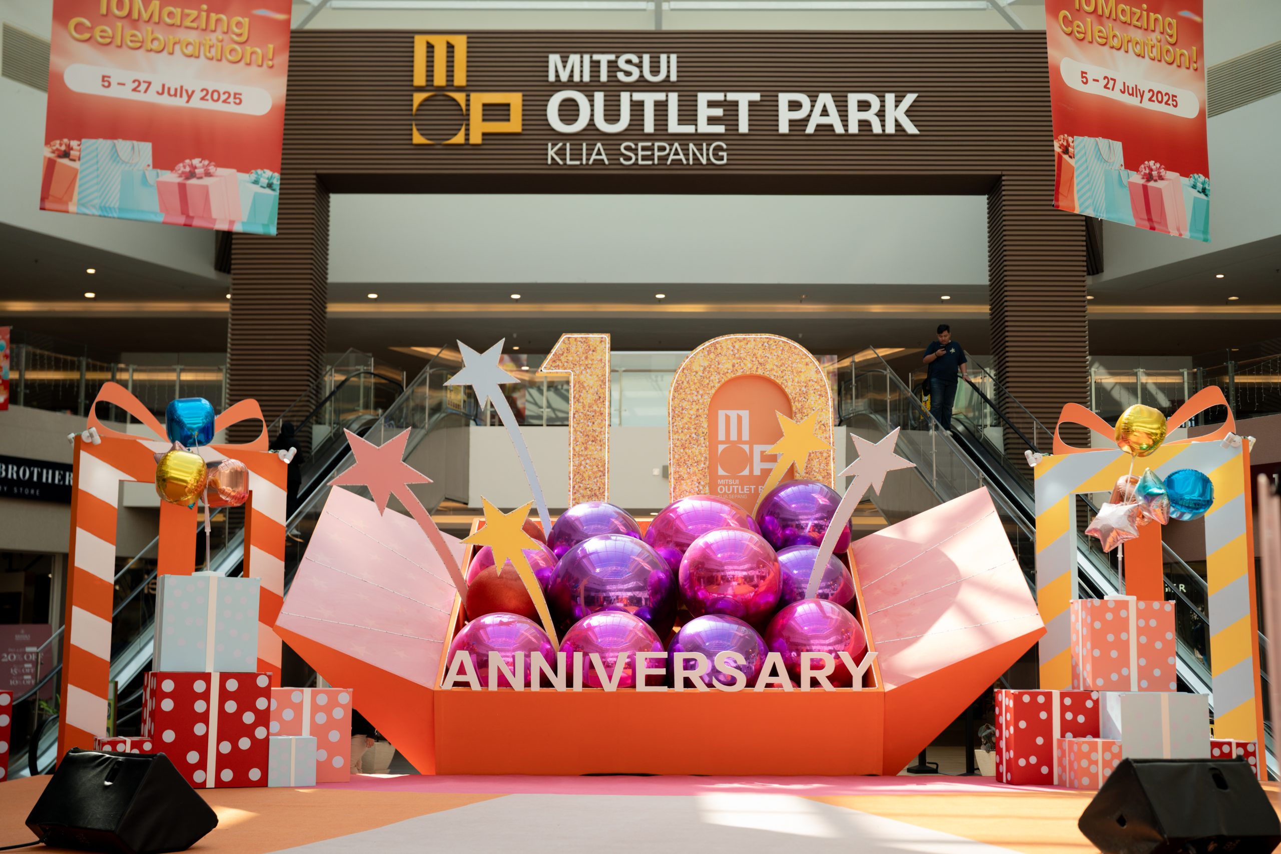 Mitsui Outlet Park KLIA Sepang Raikan Ulang Tahun Ke-10
