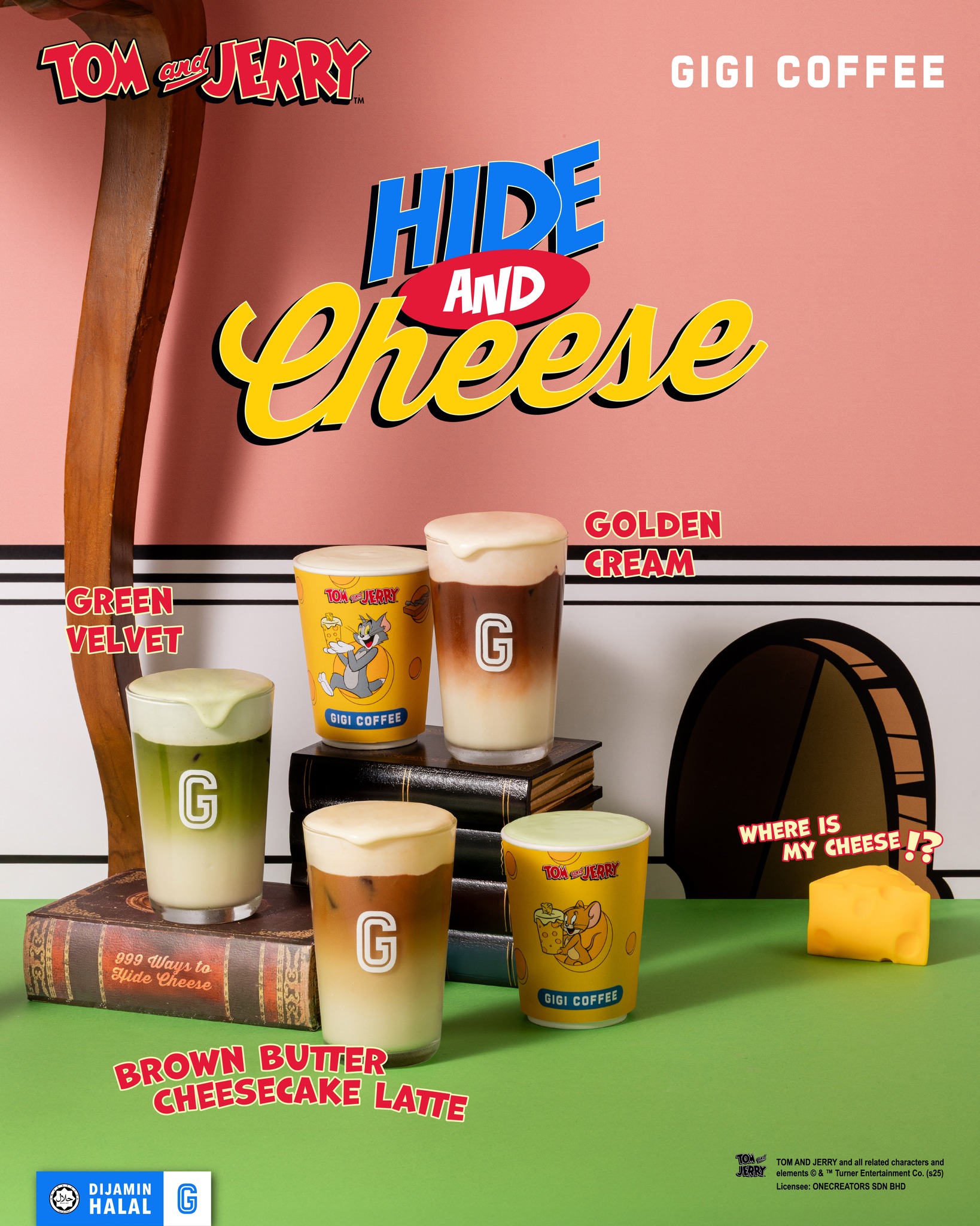 Gigi Coffee Hadir Dengan Siri Minuman Dan Kek Hide & Cheese – Inspirasi Tom & Jerry