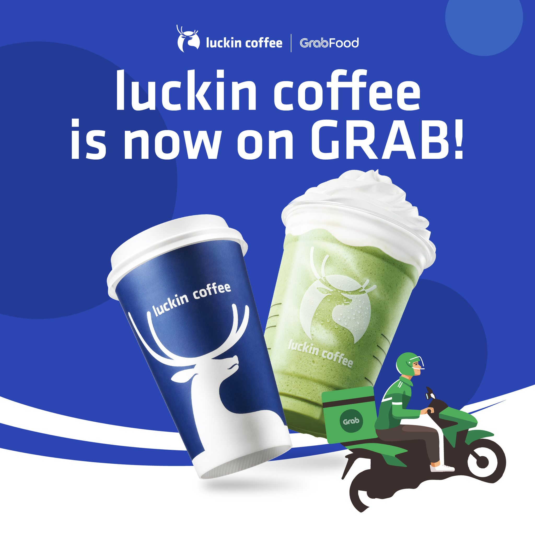Luckin Coffee Kini Boleh Dipesan Menerusi GrabFood