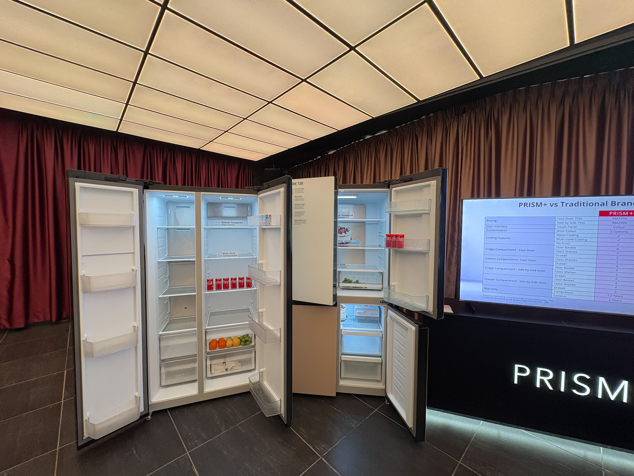 PRISM+ Memperkenalkan TV 4K QD Mini-LED Baharu Dan Peti Sejuk Boleh Disesuaikan Pertama Di Malaysia