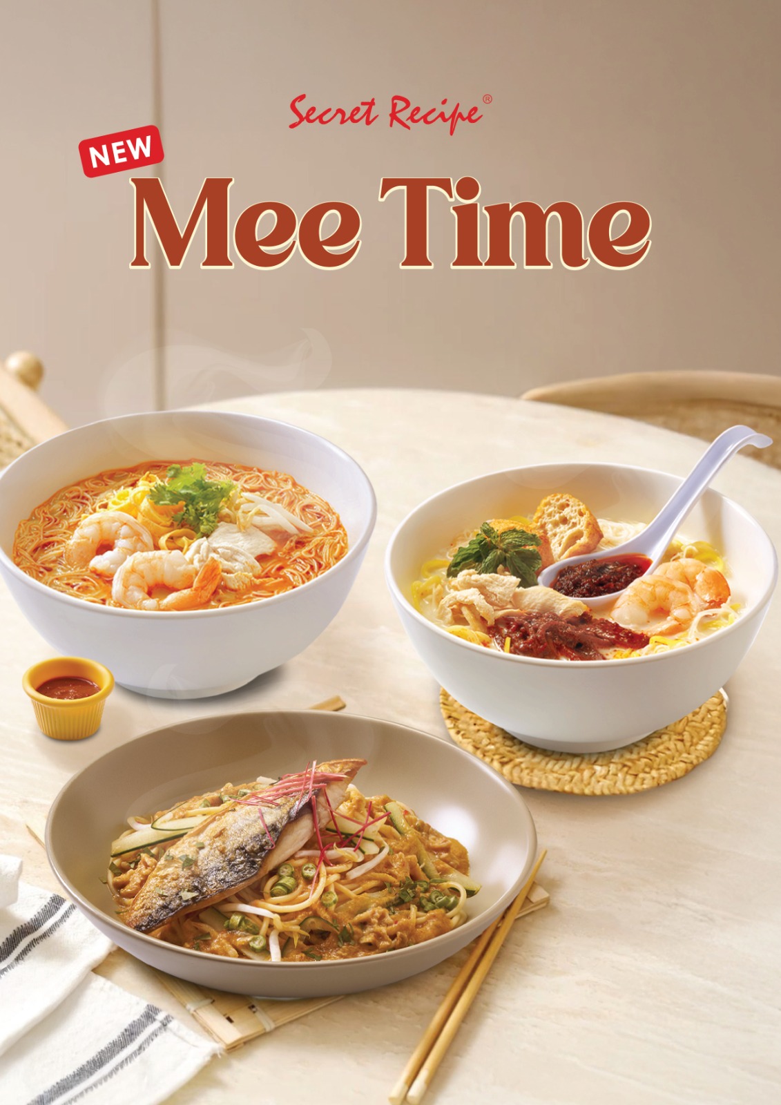 Secret Recipe Mempersembahkan Sajian Laksa Ikonik Malaysia Melalui Siri Mee Time