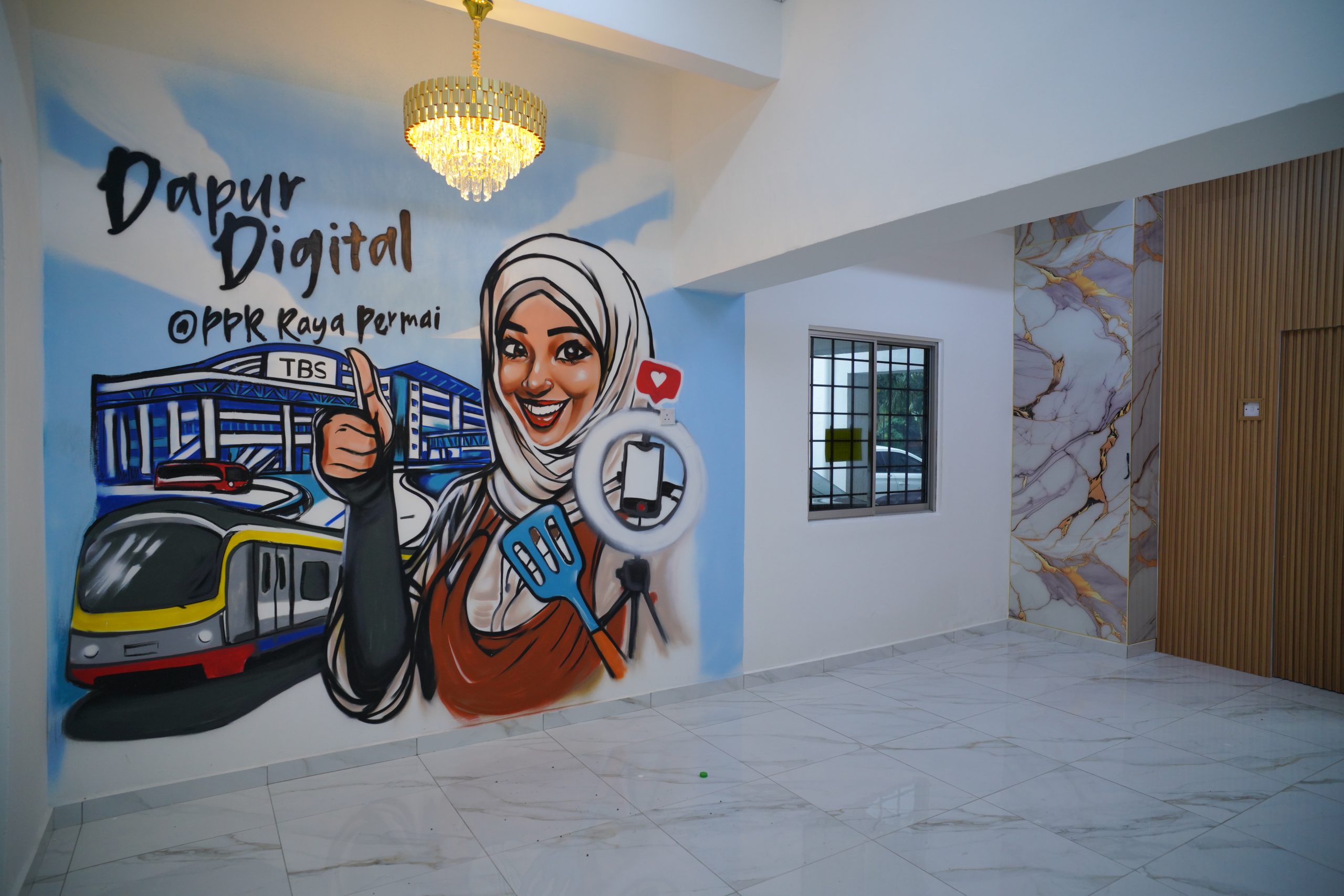 Transformasi PPR – Dari Rumah Yang Suram Menjadi Dapur Digital