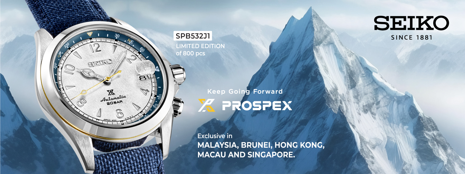 SEIKO Prospex Alpinist Edisi Terhad Thong Sia Dijual Pada Harga RM3,900 Seutas