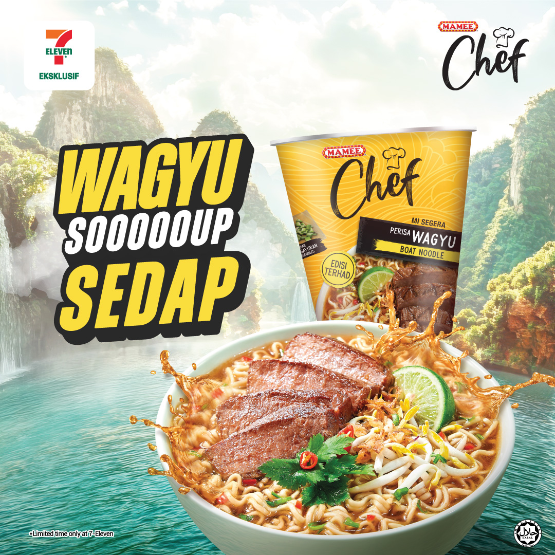 Mamee Chef Memperkenalkan Mi Segera Baharu – Wagyu Boat Noodle