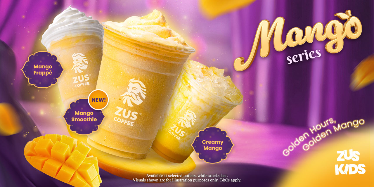 Raikan Deepavali Dengan Siri Golden Mango Terbaharu Dari ZUS Coffee